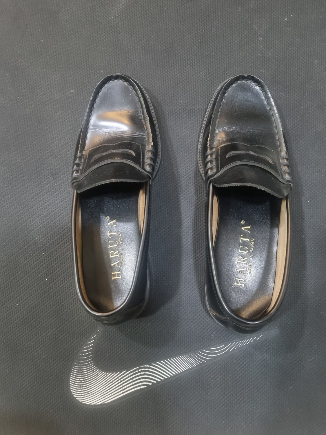 하루타(HARUTA) 906 페니 로퍼 블랙 (260 EEE) 상품이미지1