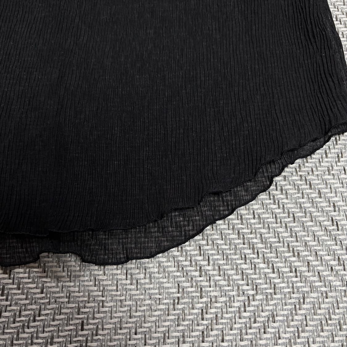 (F)타임 블랙 시스루 블라우스 상품이미지4