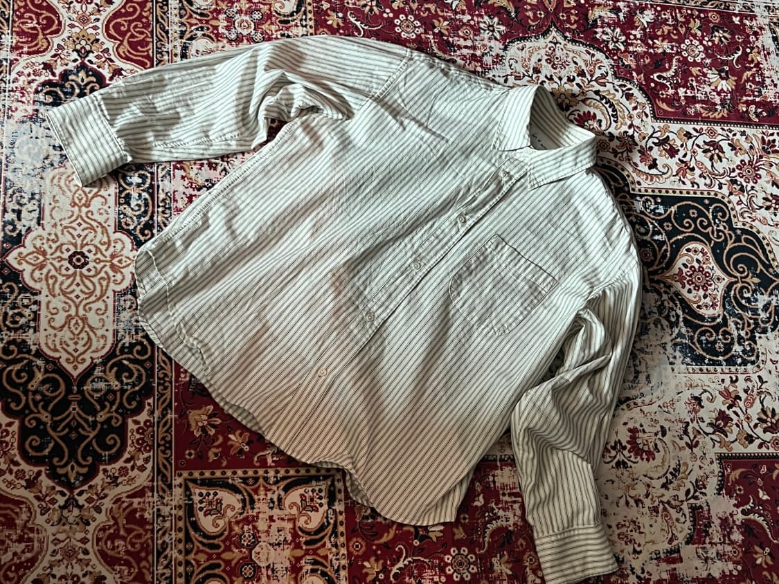 Art If Acts 아이보리 스트라이프 셔츠[L] 상품이미지1