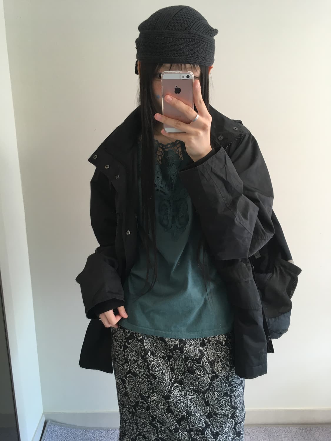 vintage utility field jacket black 상품이미지3