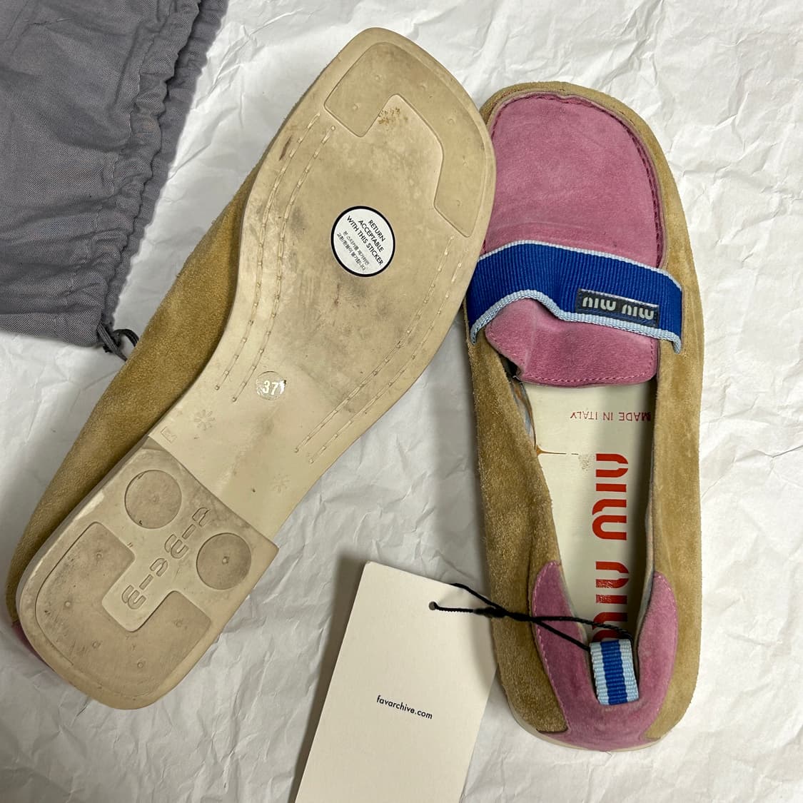 미우미우 miu miu 로퍼 상품이미지5