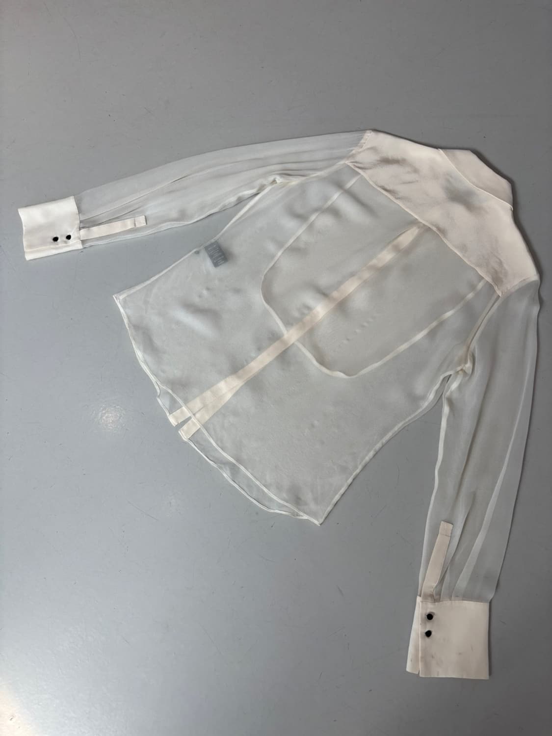 Elizabeth And James Sheer Silk Blouse 상품이미지6