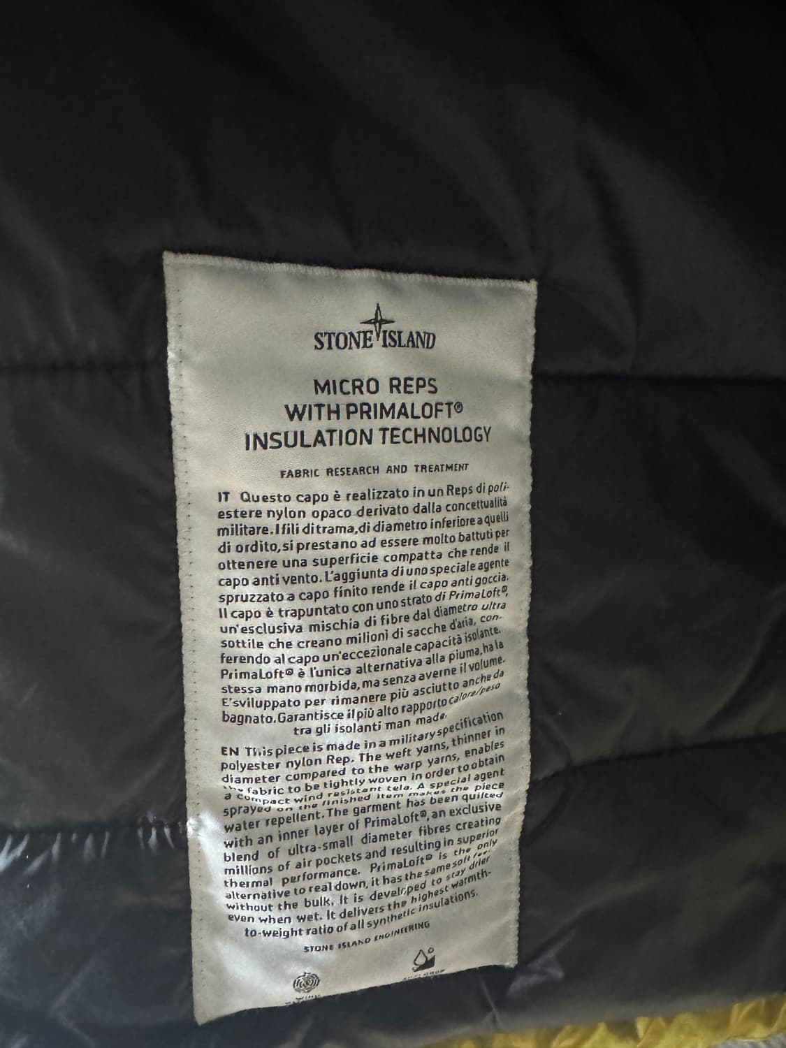 마이크로랩스 프리마로프트 옐로우 패딩 상품이미지6