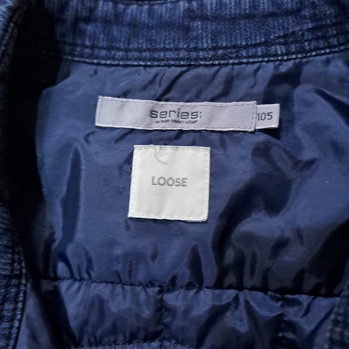 (택포) 시리즈 누빔 퀼팅 데님 아우터 셔츠 105 B368 상품이미지6