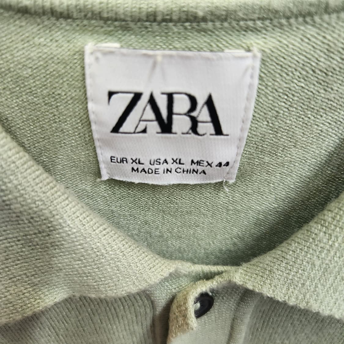 자라 ZARA 니트 반팔카라  XL 상품이미지4