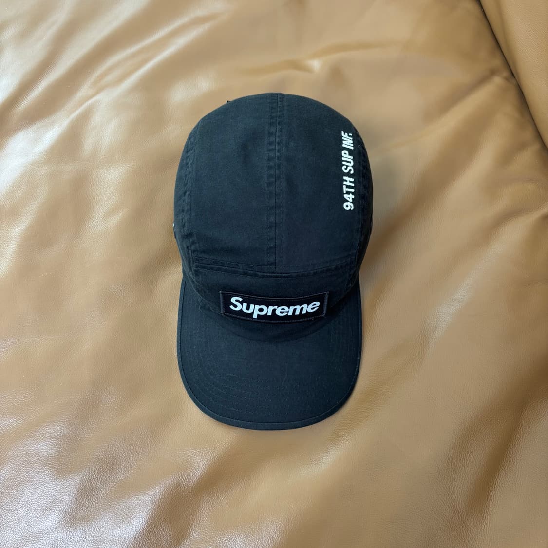 Supreme 슈프림 21fw 밀리터리 워시드 블랙 캠프캡 모자 상품이미지5