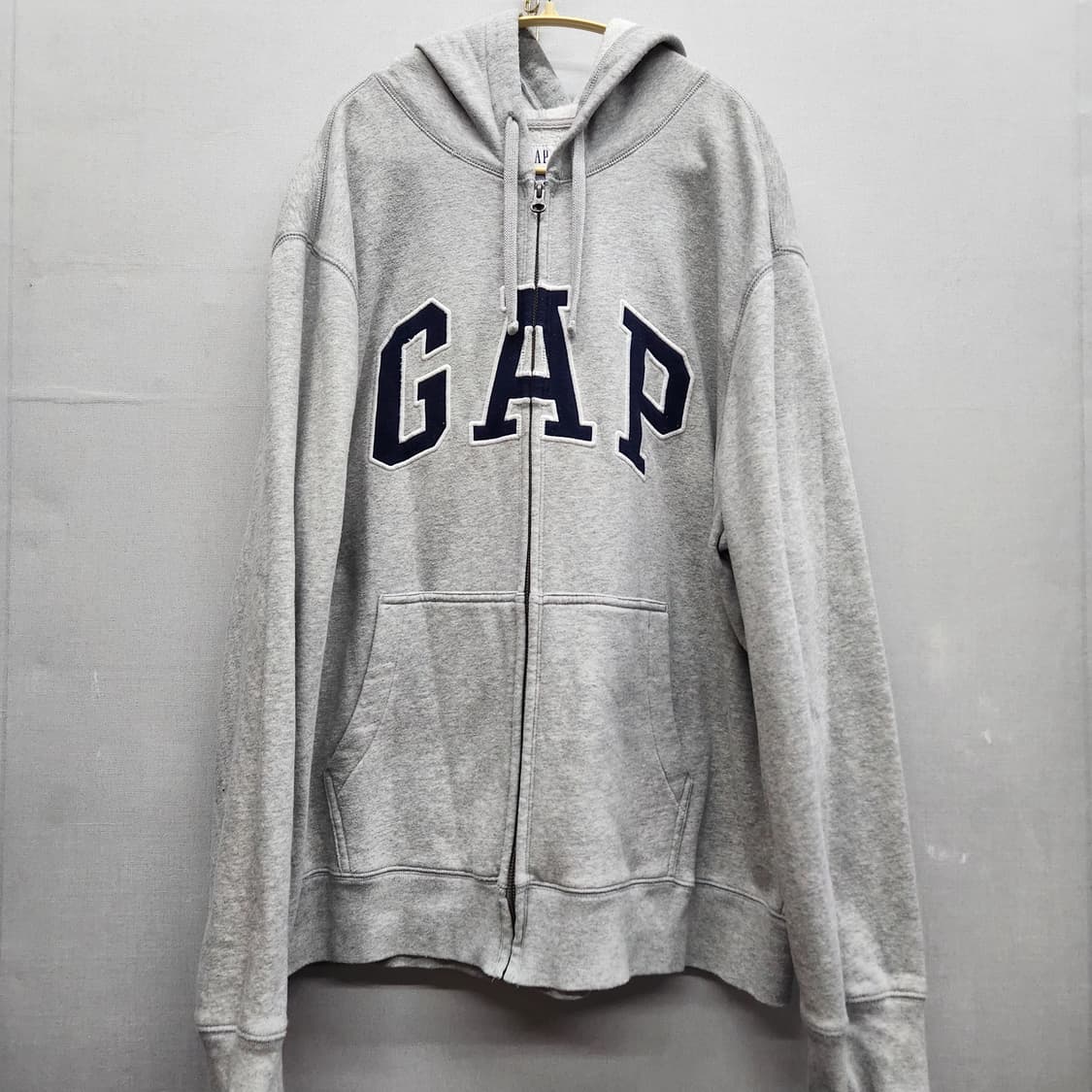 GAP 갭 빅로고 자수 양털 후드집업 2XL 상품이미지1