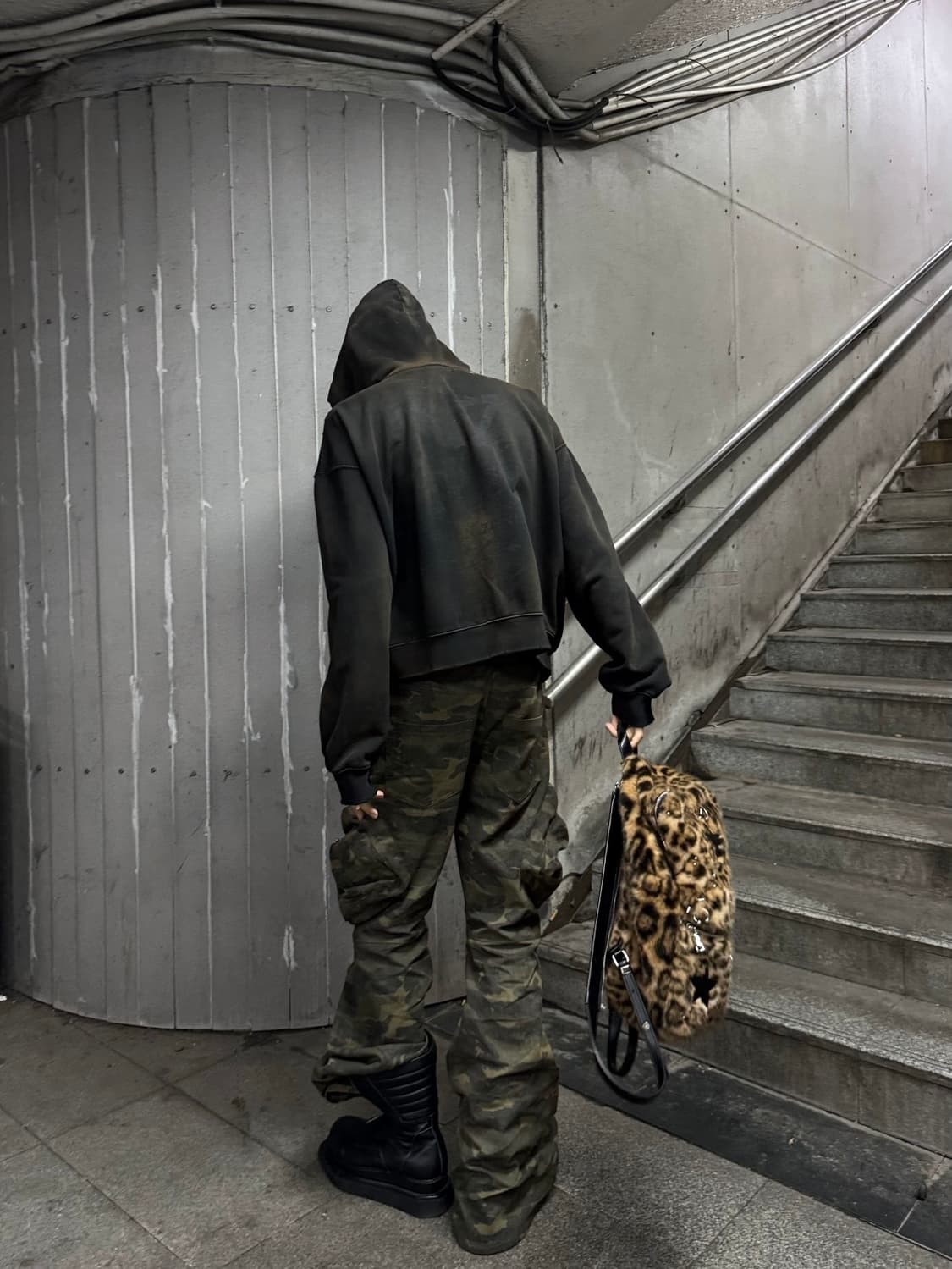 Tech Camo Wide Cargo Pants 상품이미지2