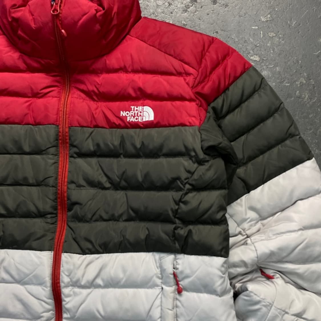 100 노스페이스 그리드 경량패딩 상품이미지2