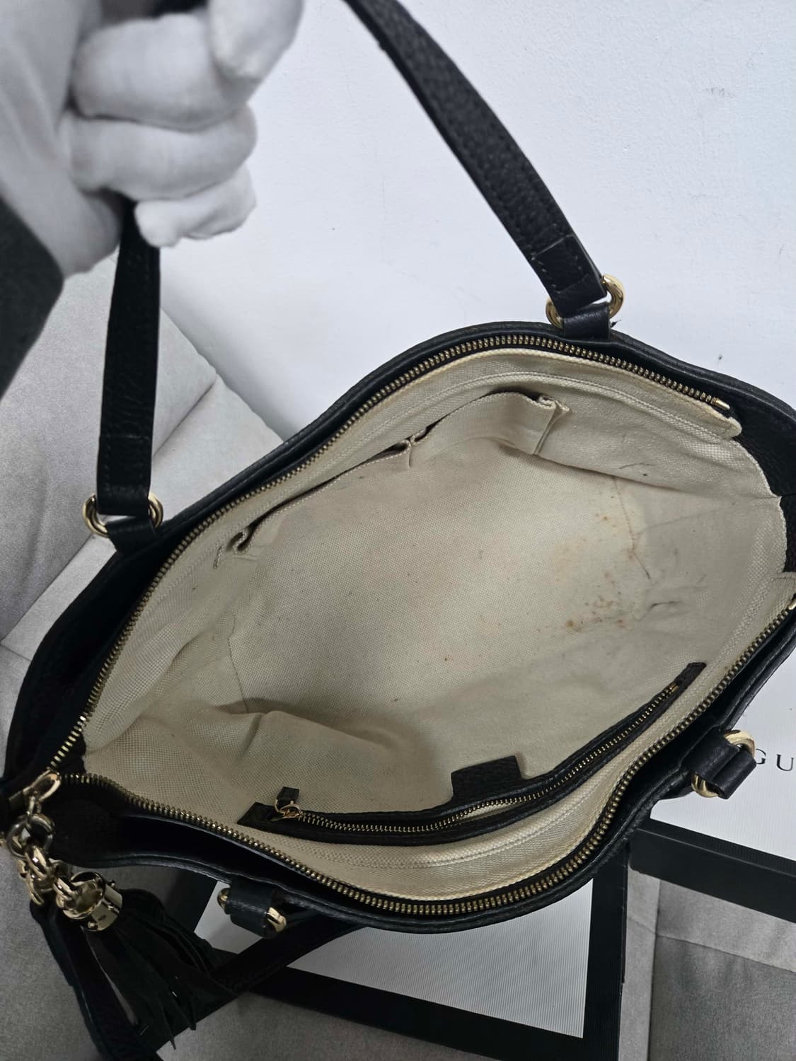 [보증서 정품] 구찌 소호 테슬 숄더백 상품이미지4