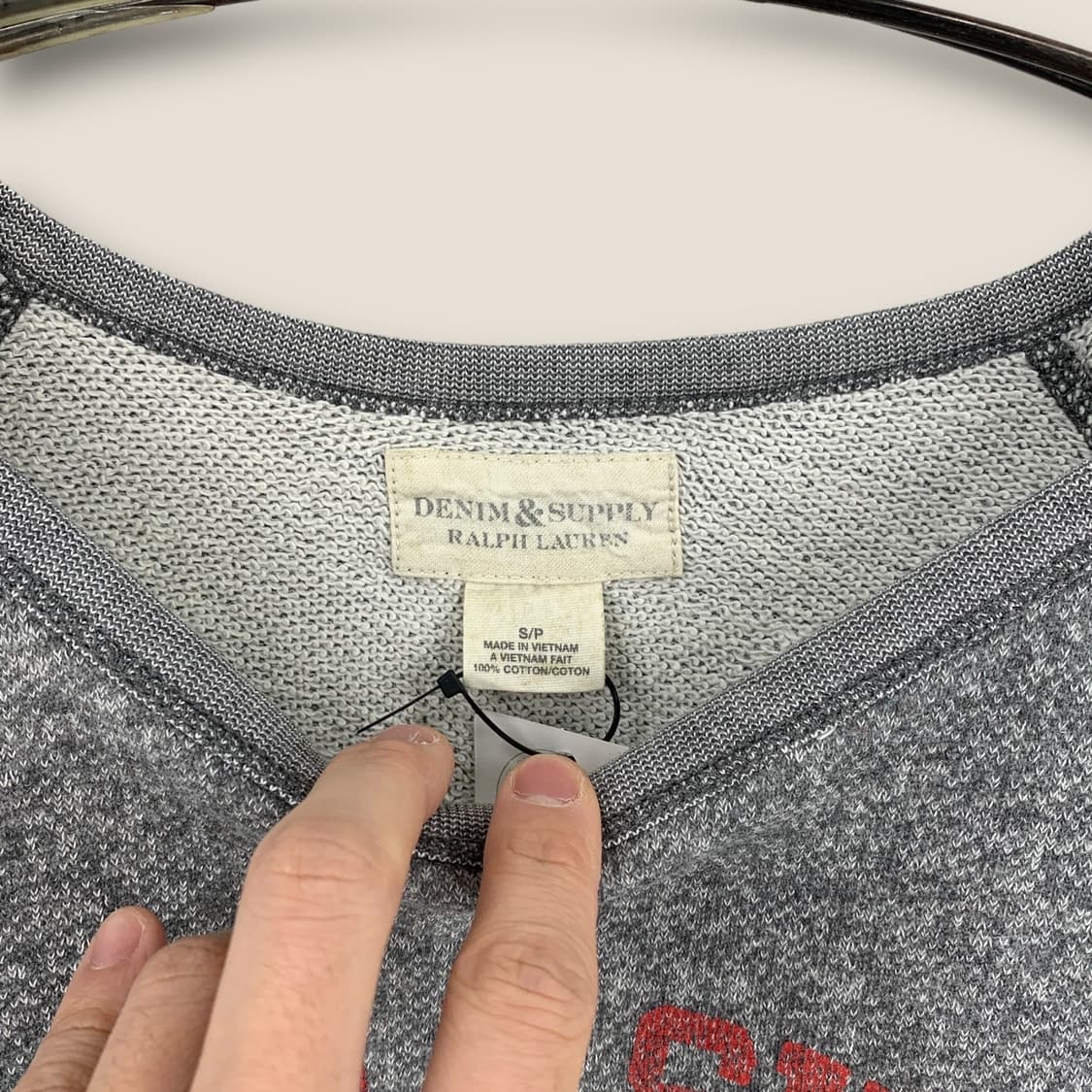 폴로 데님앤서플라이 프린팅 맨투맨 상품이미지5