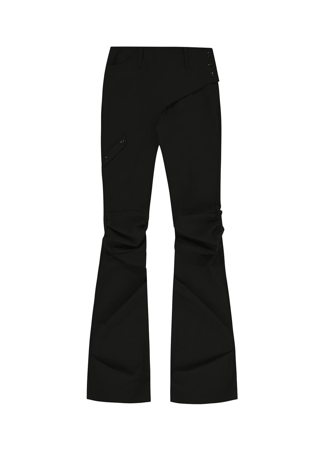 보헤미안서울 knee shirring 부츠컷 팬츠 상품이미지1