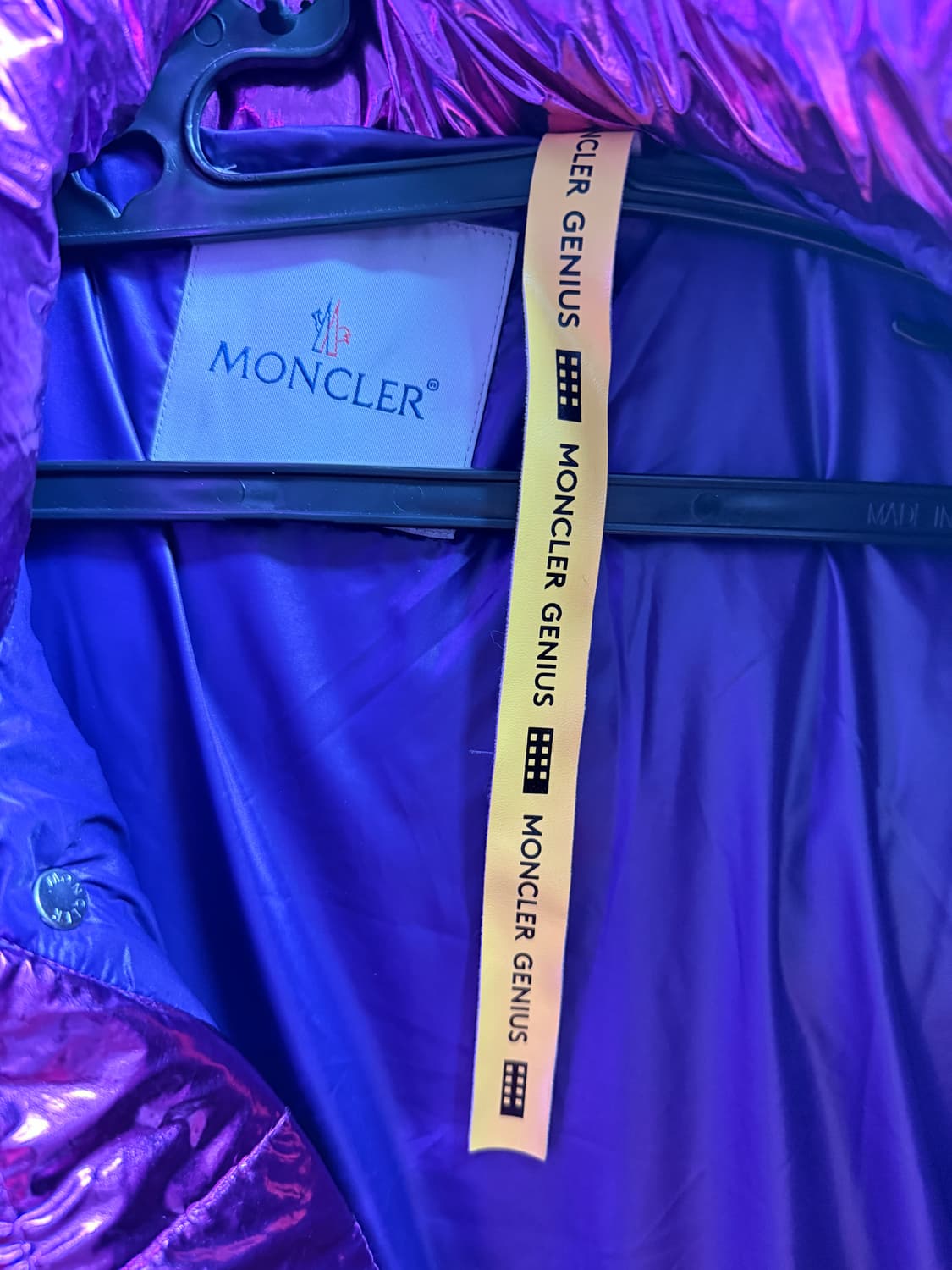 몽클레어 그레노블 스노우엔젤 메탈릭 퍼플 패딩베스트 1사이즈 상품이미지5