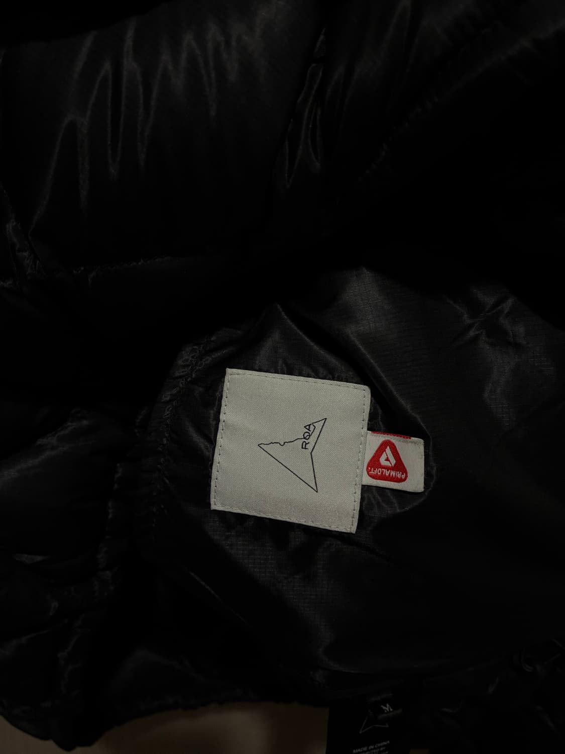 로아 라이트다운 자켓 블랙 상품이미지5