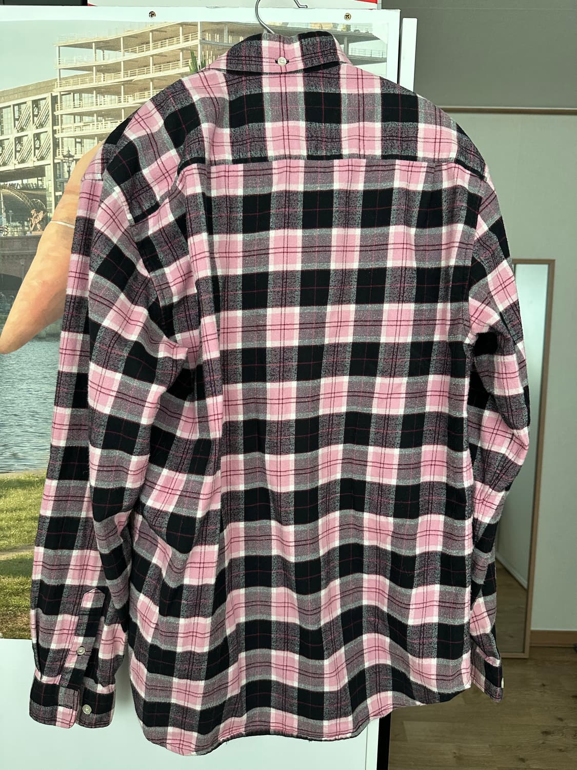 슈프림 체크 남방 상품이미지2