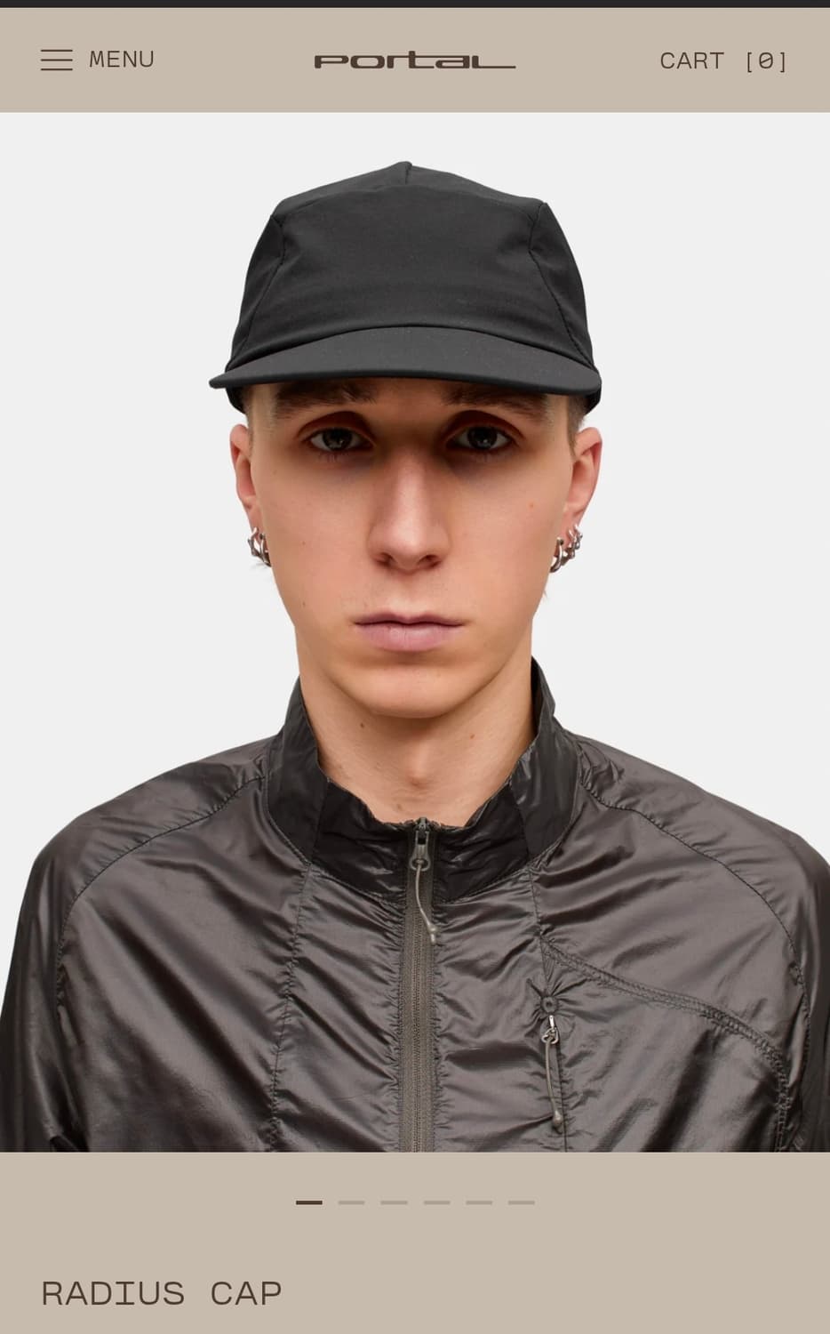 portal 포탈 라디우스 러닝 캡 브라운 상품이미지1