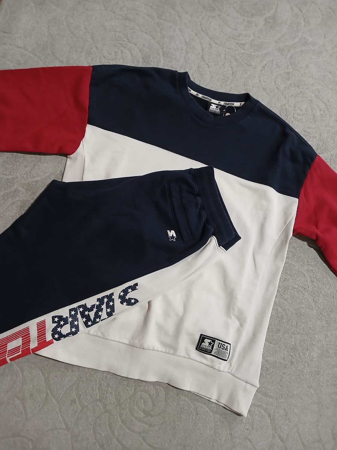 스타터 USA 맨투맨 트레이닝 세트 L 상품이미지5