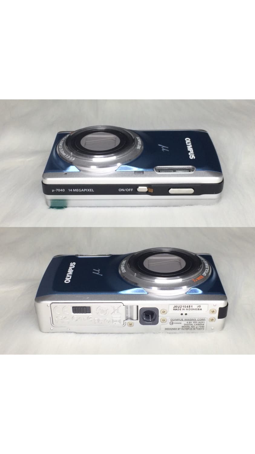 (작례) 올림푸스 뮤7040 블루 디카 상품이미지3