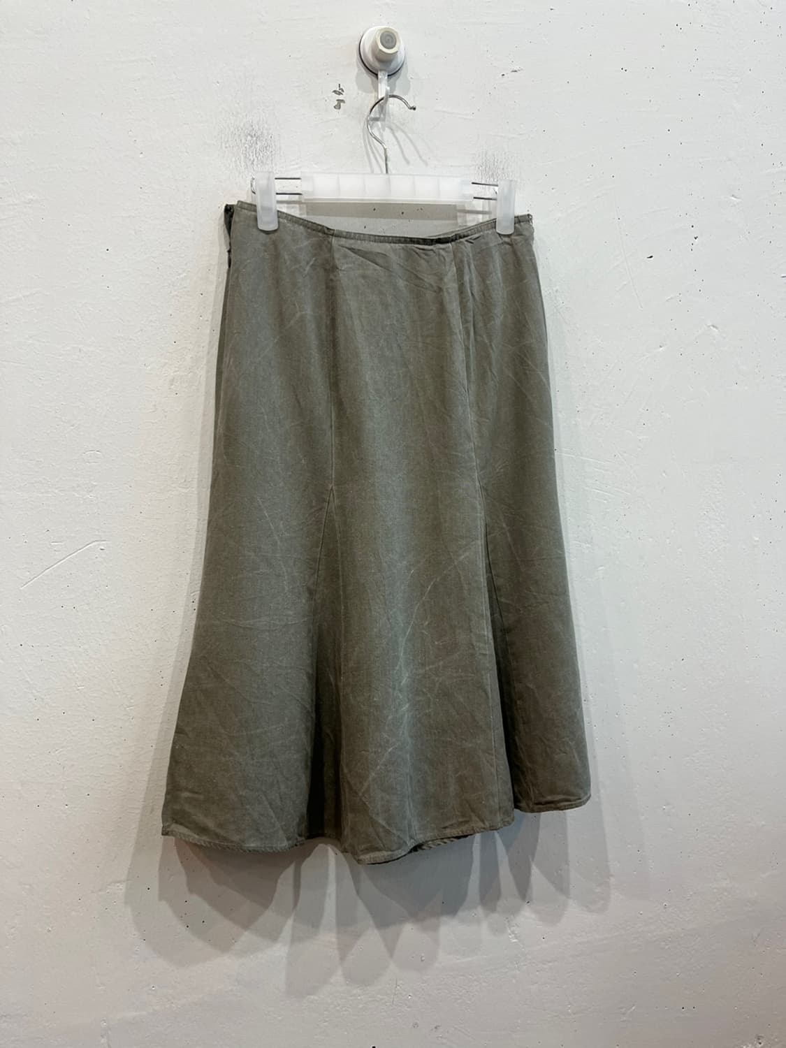HANIEL 린넨 랩 스커트 치마 Made in JAPAN  상품이미지4