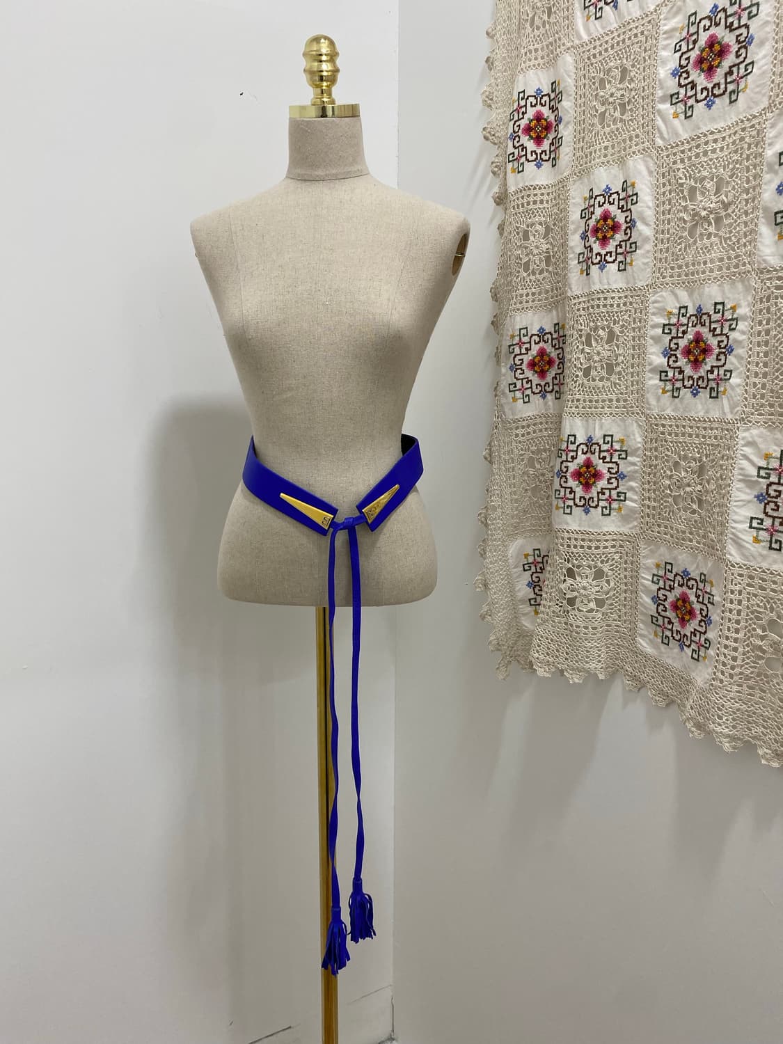 BALLY 블루 숄 벨트 상품이미지3