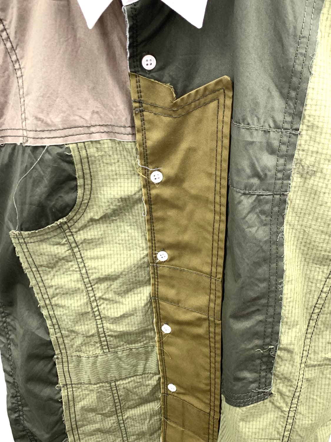 꼼데가르송 셔츠라인_패치워크 셔츠 상품이미지3