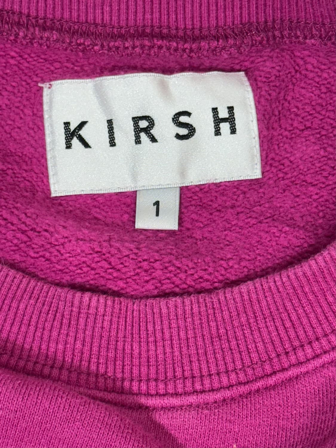 키르시 체리 로고 자수 오버핏 맨투맨  상품이미지6