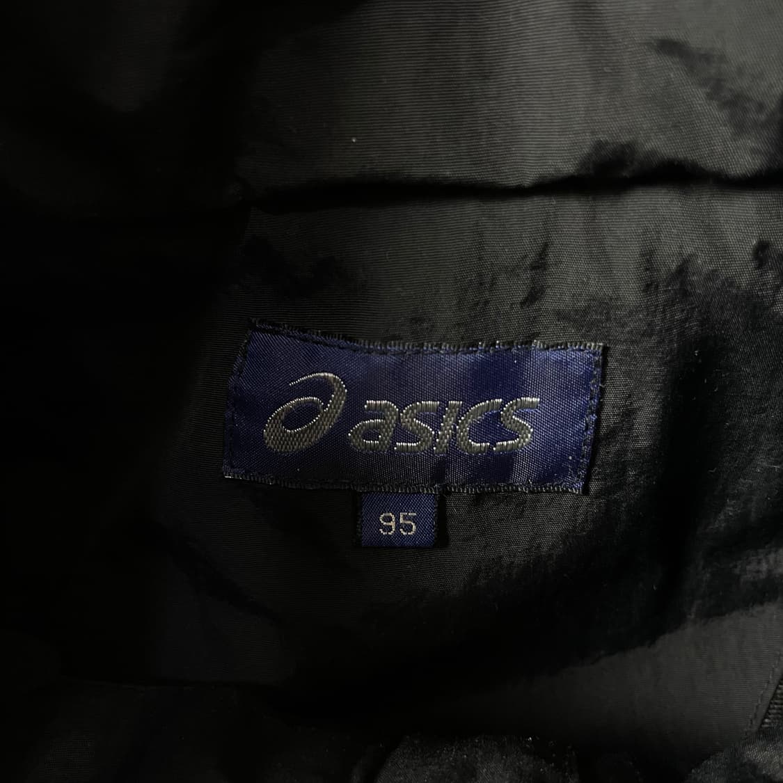 아식스 블랙 나일론 바람막이 자켓 95 상품이미지5