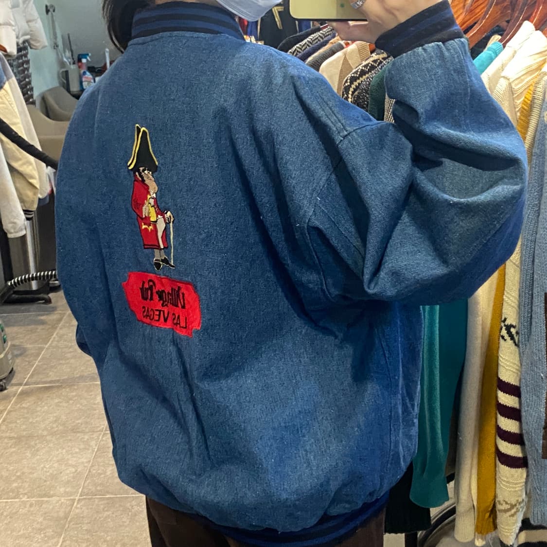 [NO.9] VTG 데님 바시티 자켓 상품이미지5