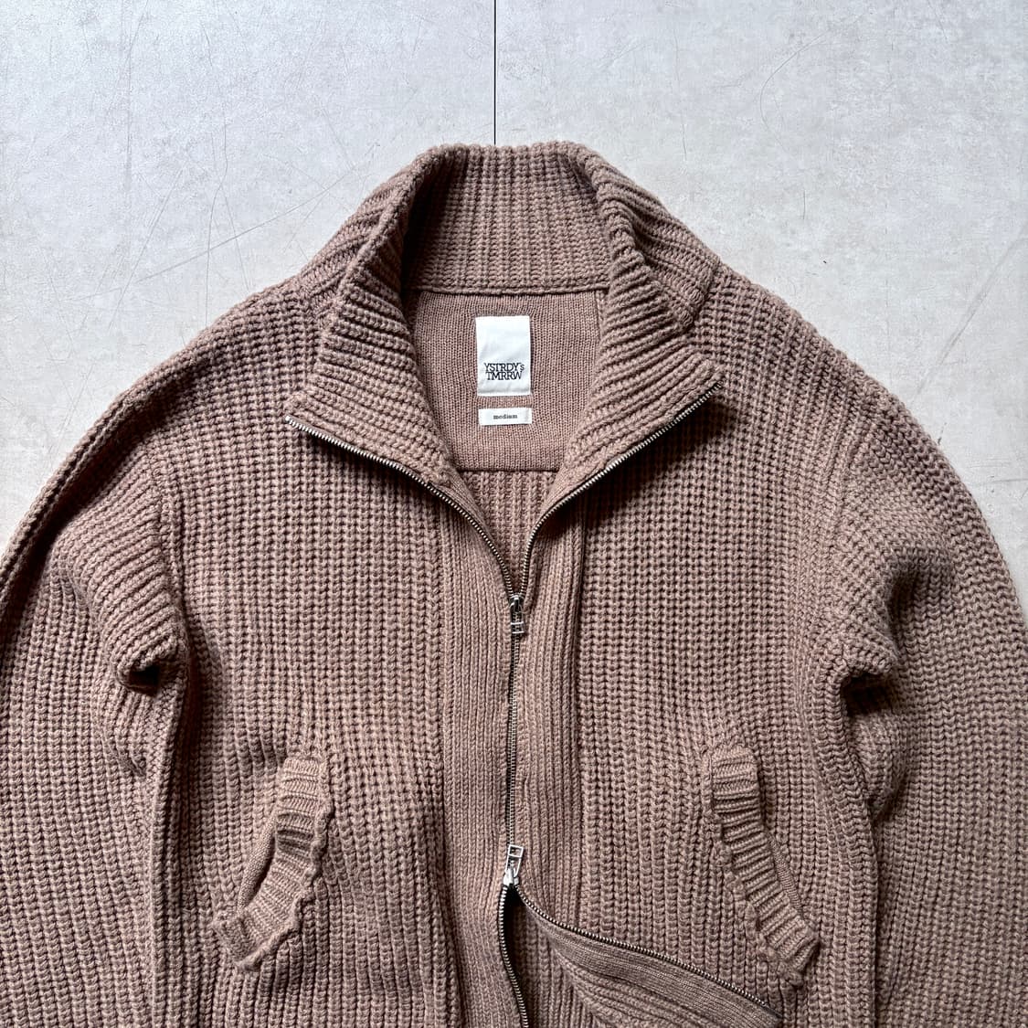 예스터데이스 투모로우 드라이버즈 니트 가디건 상품이미지3