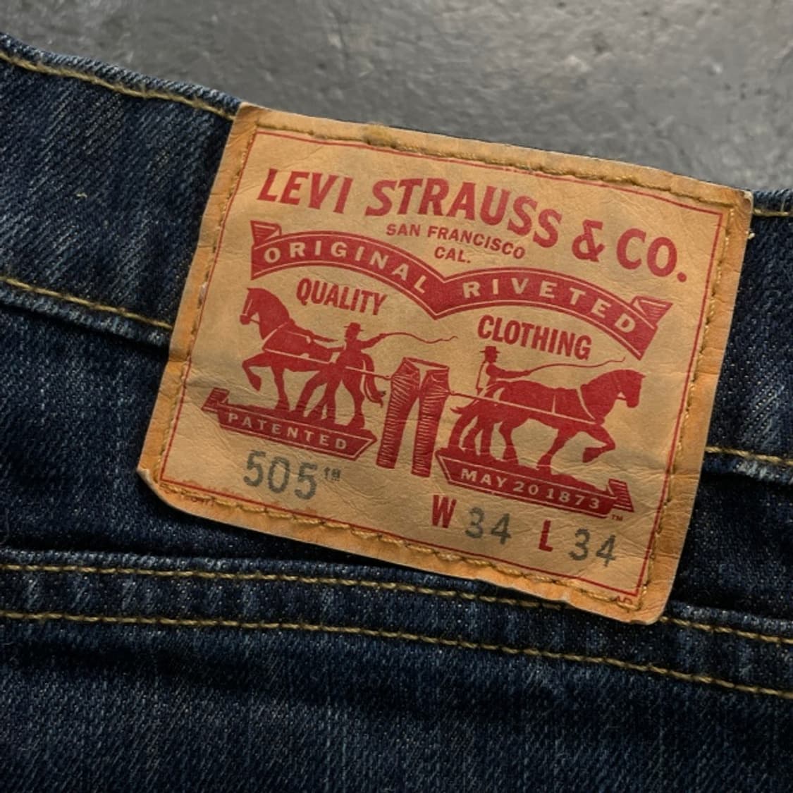 34 리바이스 505 청바지  상품이미지6