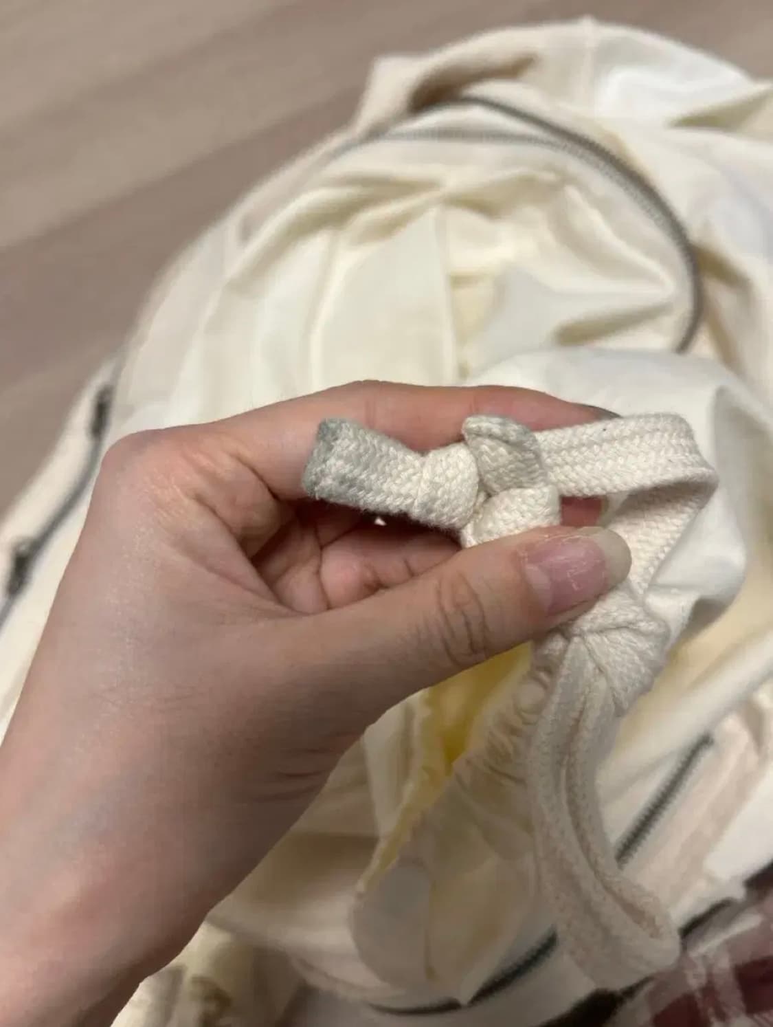 산산기어 어파인 커브 팬츠 아이보리 2 상품이미지3