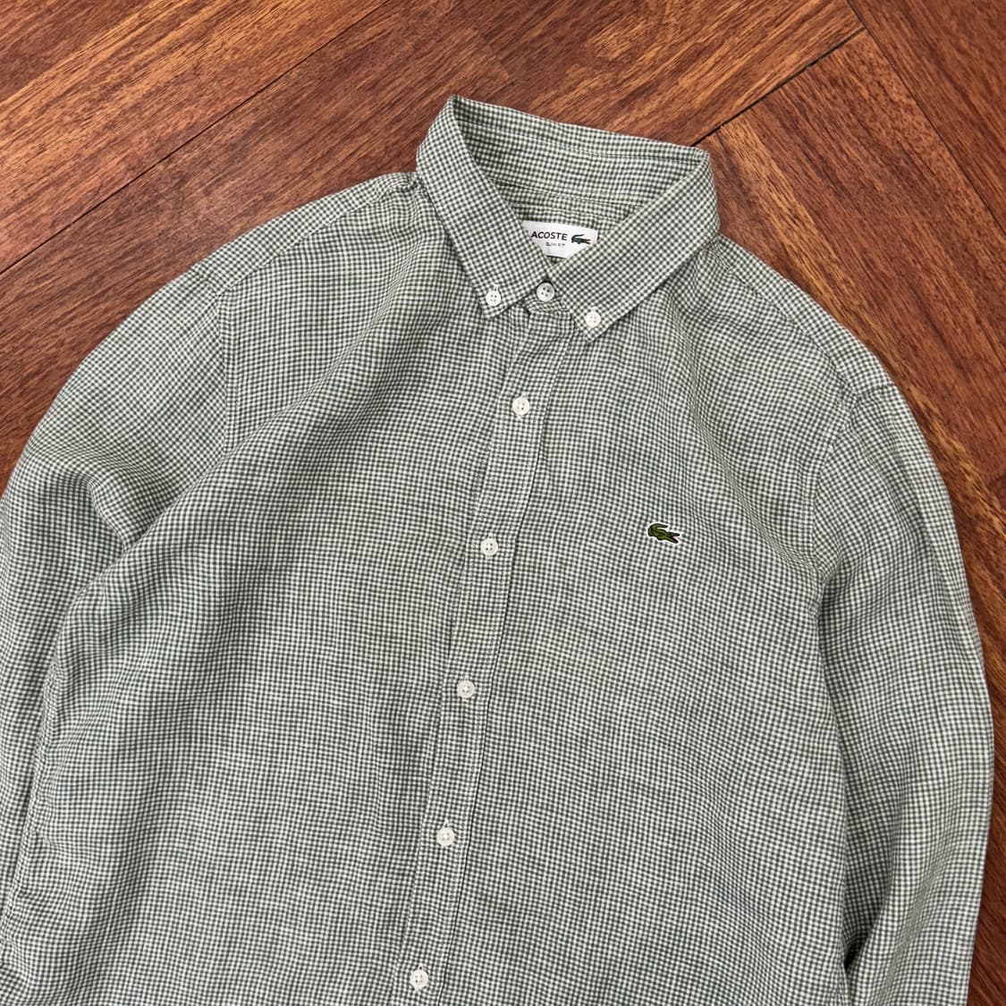 105 라코스테 슬림핏 린넨 남방 셔츠  상품이미지2