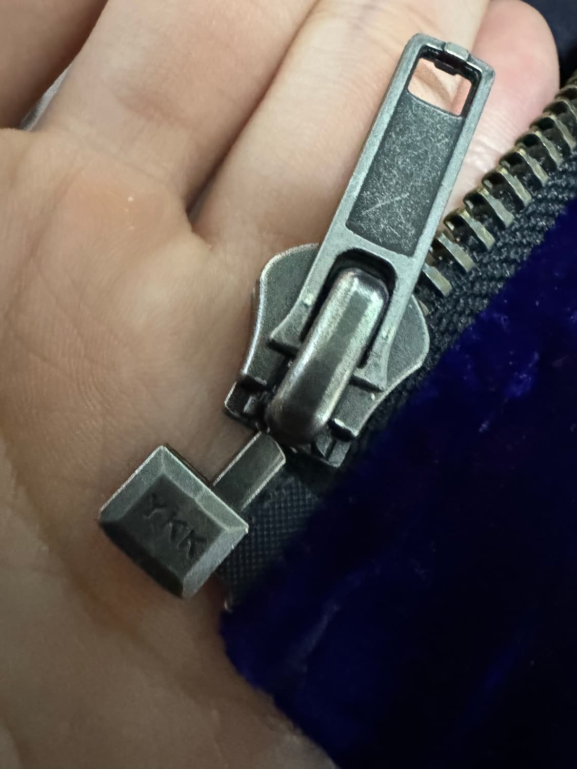Haider Ackermann 블루 벨벳 봄버 상품이미지7