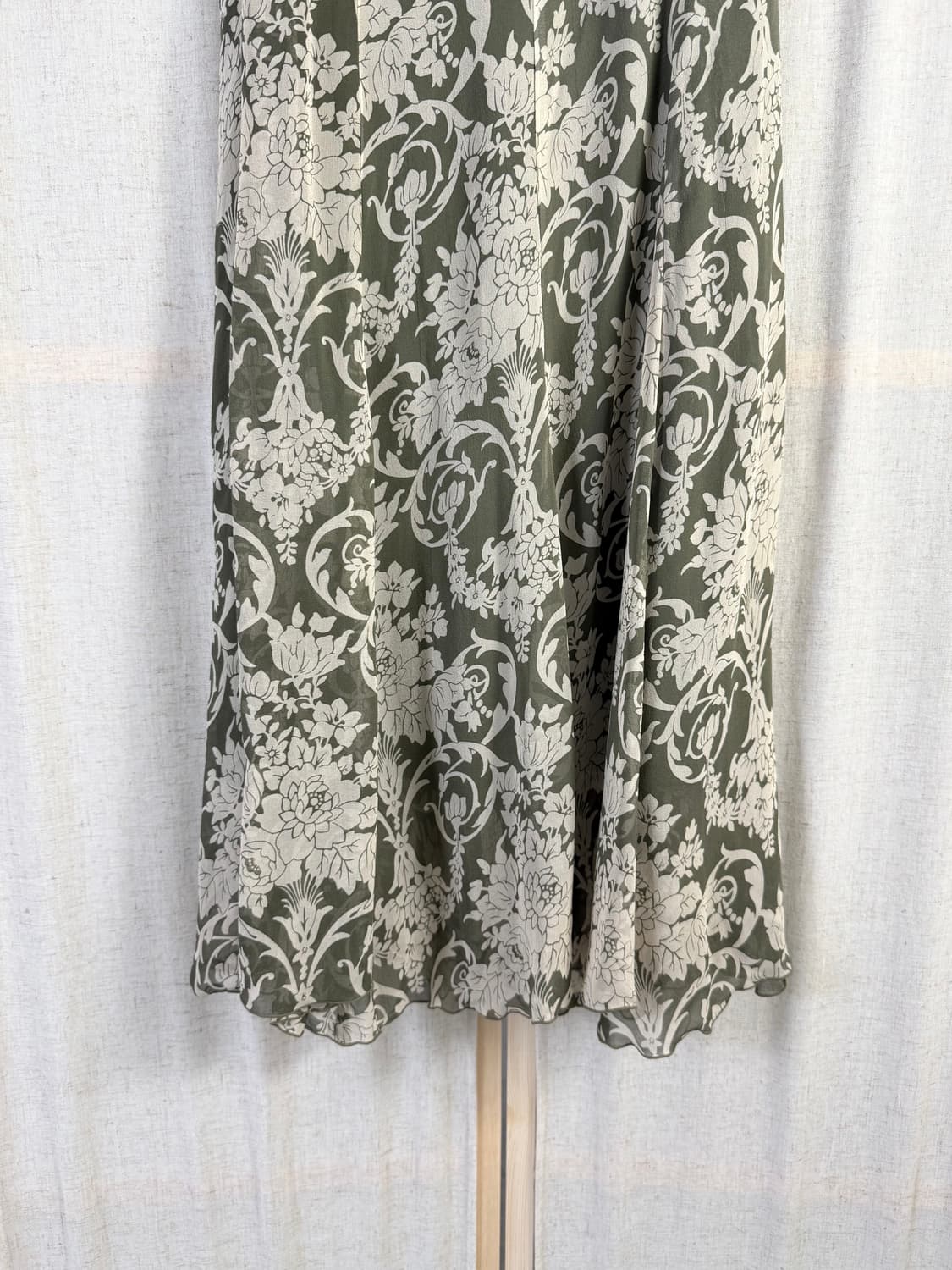 Hane ka 퓨어 실크 스커트 상품이미지3