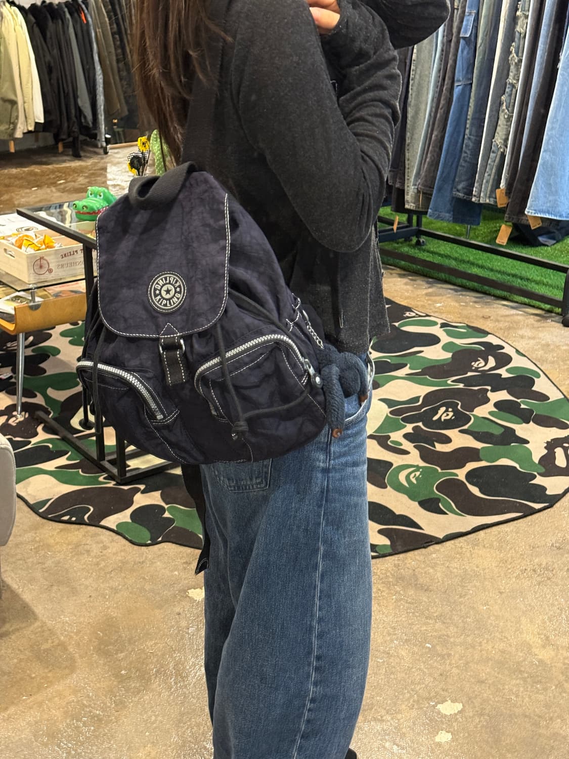 키플링 복조리 백팩 네이비 상품이미지7