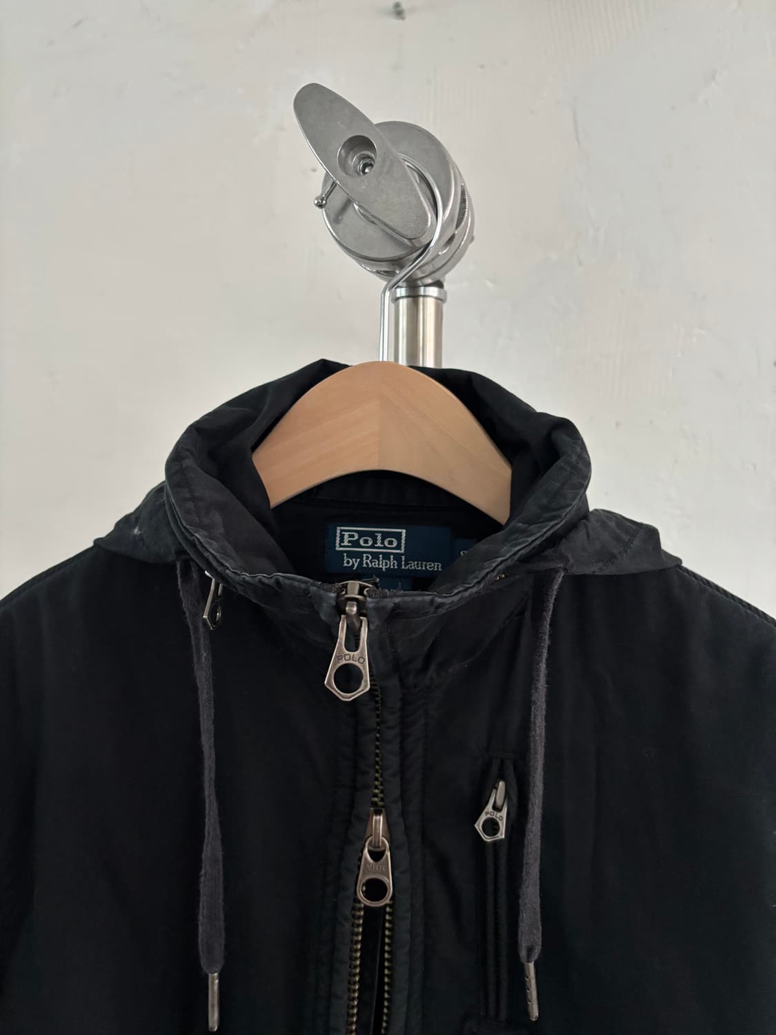 Polo 폴로 랄프로렌 RL 블랙 후드 자켓 상품이미지7