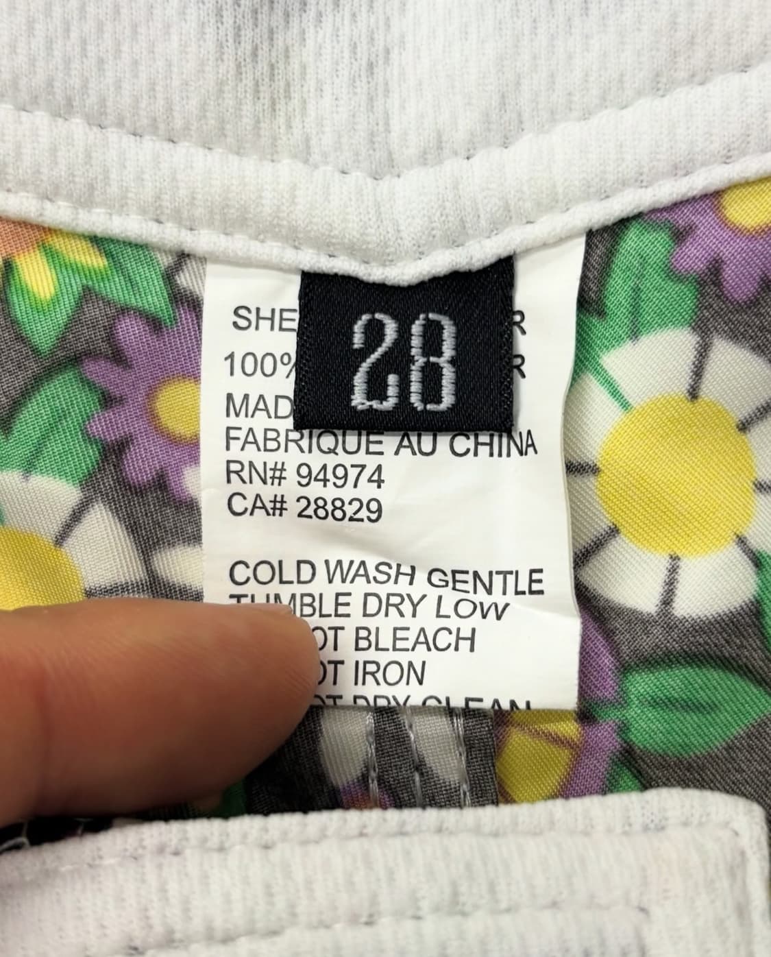 (미사용)STUSSY 스투시 09’s 플라워 워터 쇼츠  상품이미지5