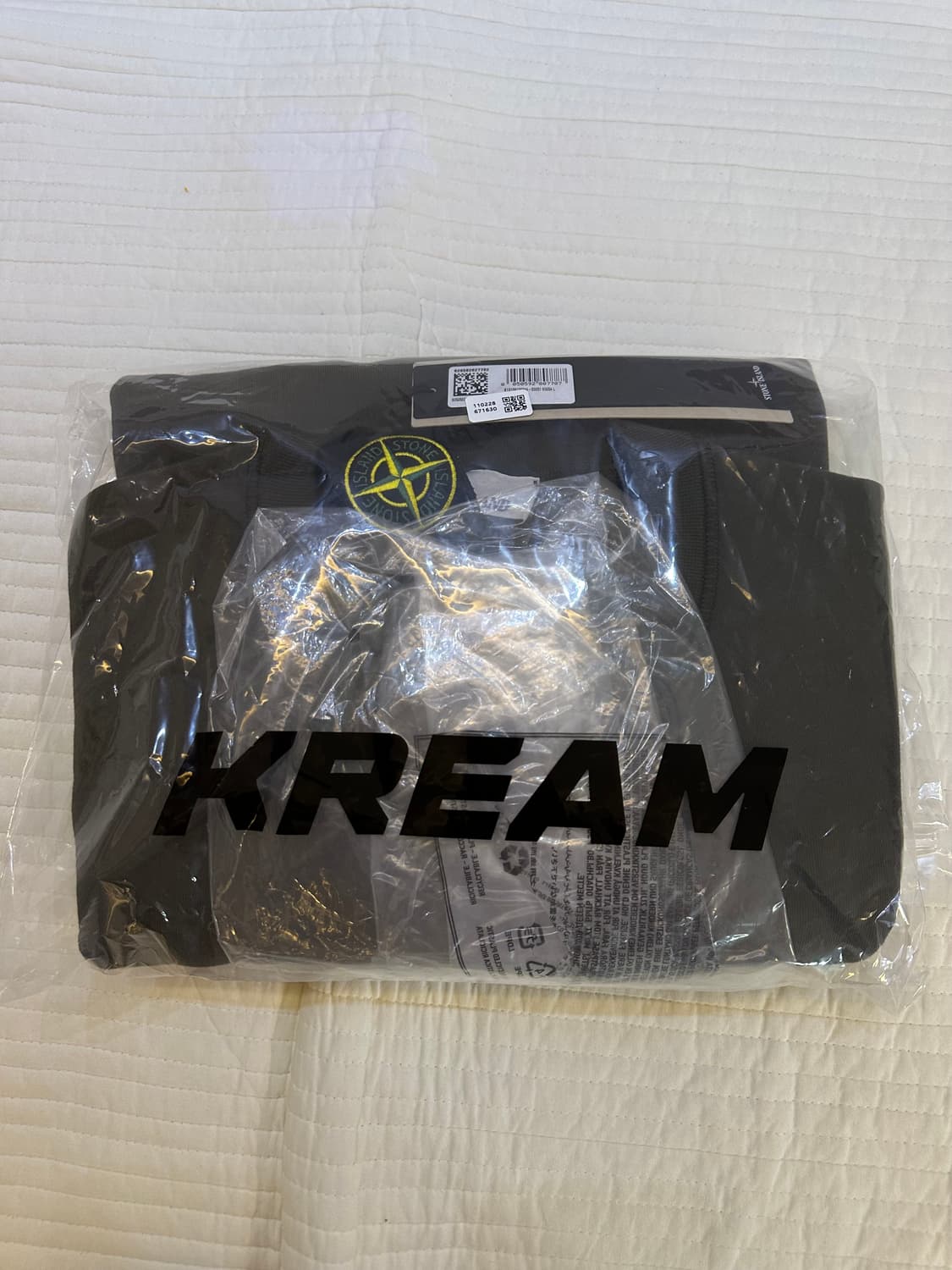 스톤아일랜드 맨투맨 6100044 밀리터리 그린 L 새상품 상품이미지4