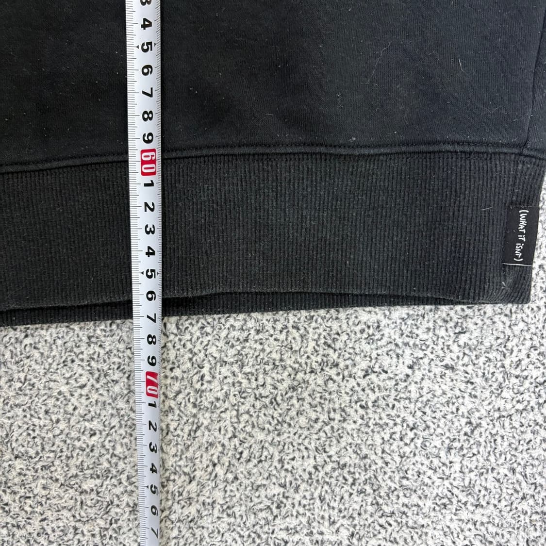 M 와릿이즌 남성 기모 엔젤 로고 맨투맨 0324J 상품이미지6