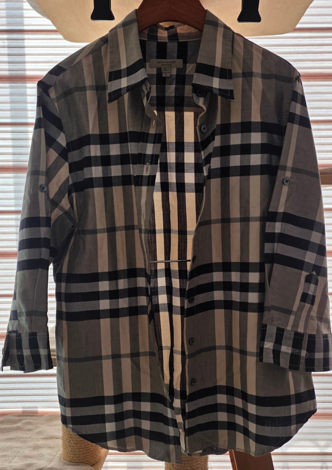 버버리 칠부소매 셔츠 상품이미지5