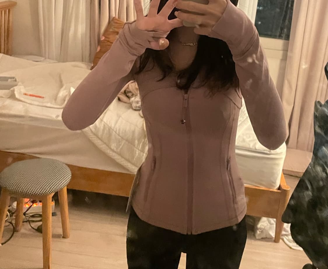 룰루레몬 nulu 디파인 자켓 luon pink 사이즈 0 상품이미지3