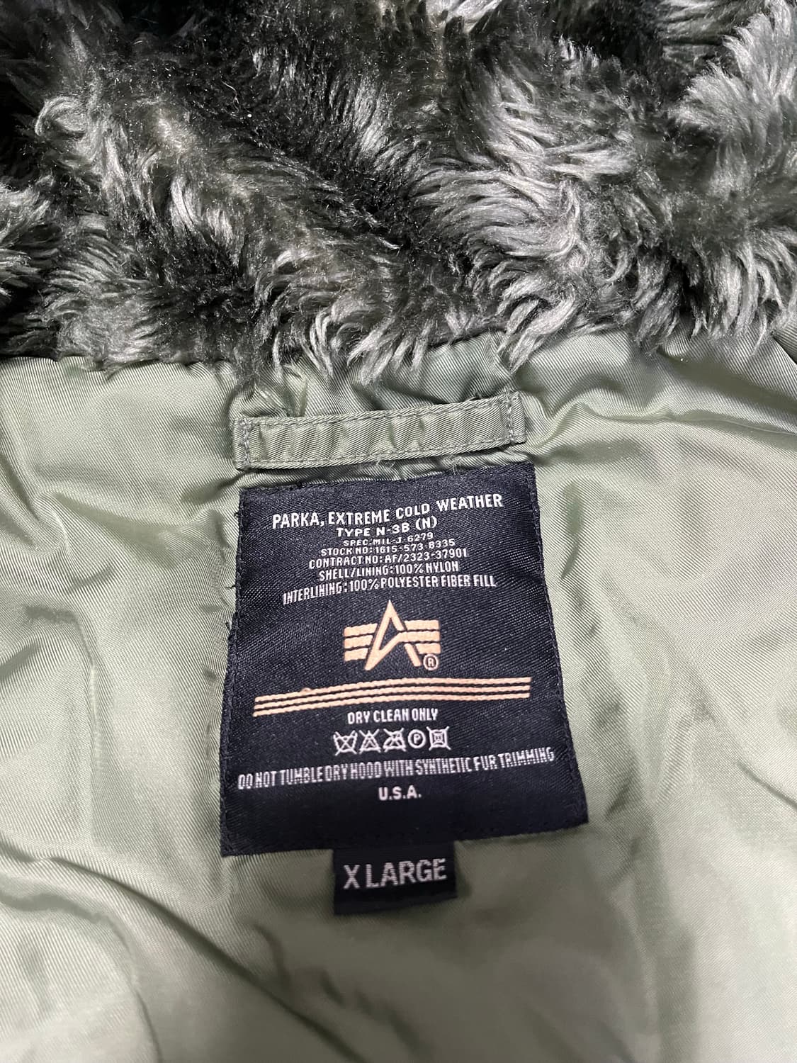 알파인더스트리 n3b 점퍼 XL(2XL) 상품이미지5