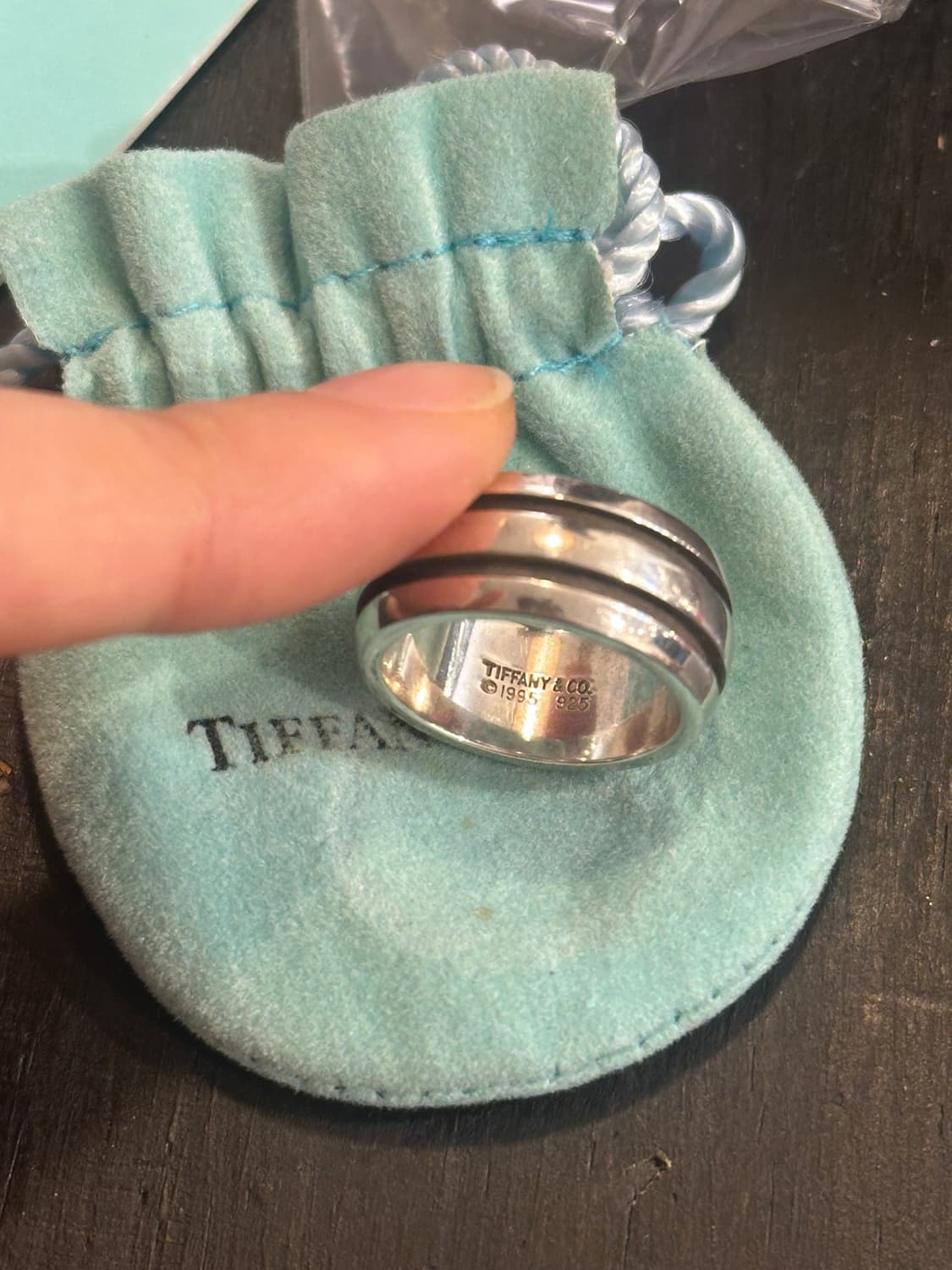 Tiffany & Co. Atlas Silver Double Groove 상품이미지4