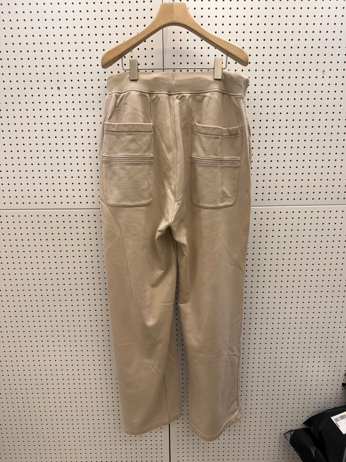 나이키 스우시 스웻 와이드 팬츠 베이지 U847 상품이미지4