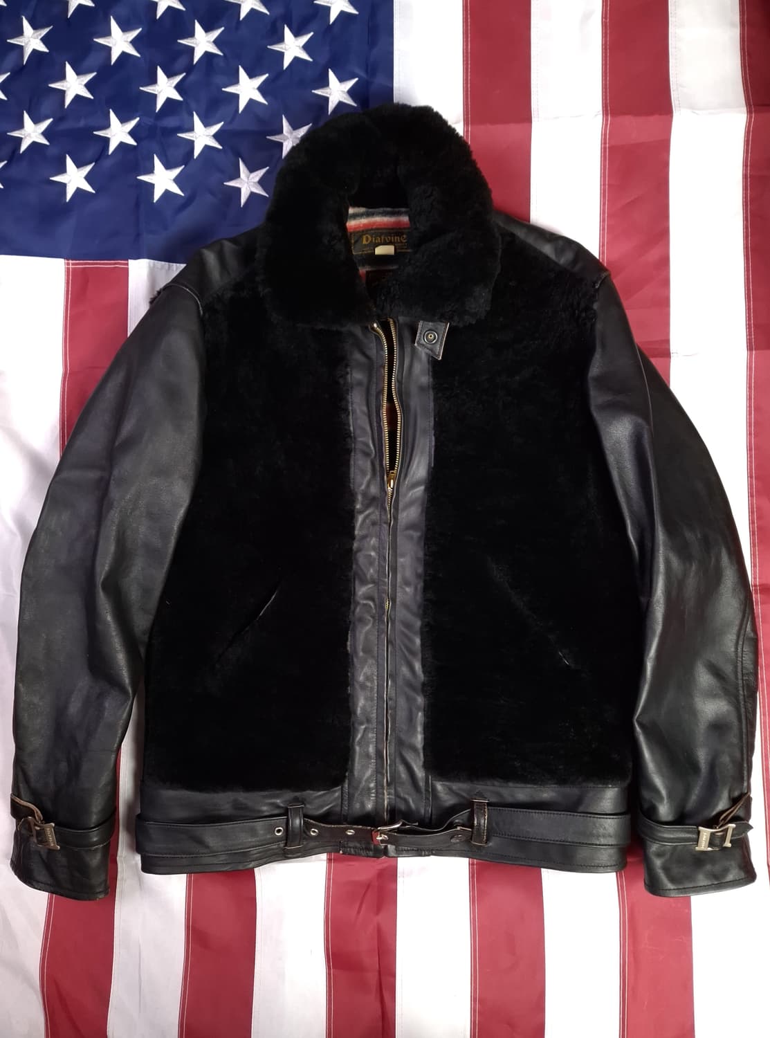 오리지날 디아프바인 그리즐리 리얼홀스하이드 자켓 상품이미지1