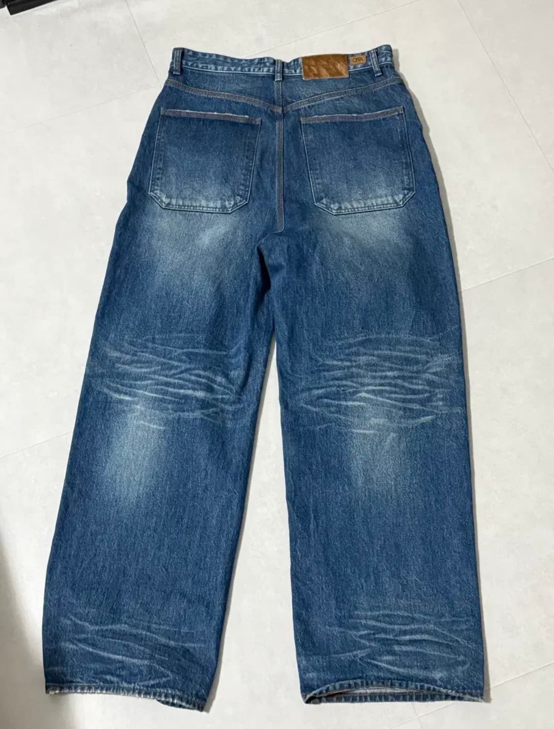 Stu 와이드 엠보 데님 상품이미지4