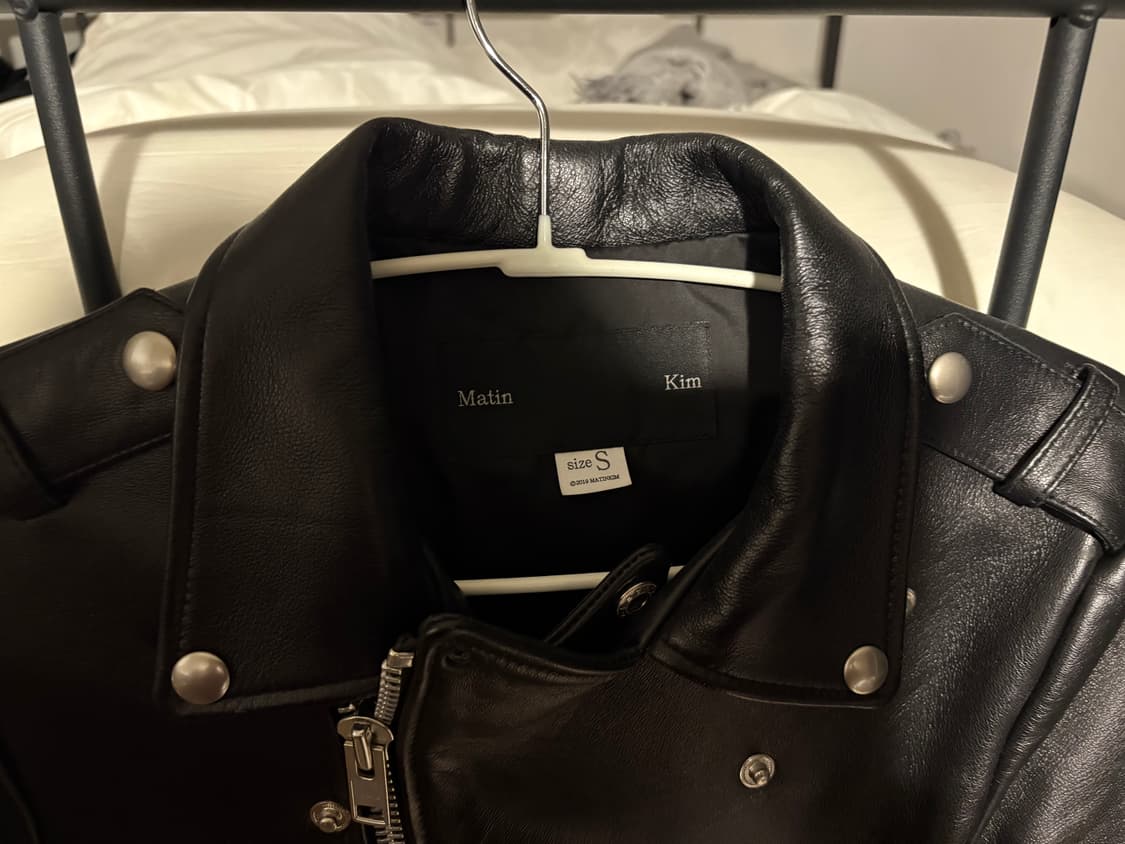 마뗑킴 양가죽 레더자켓 상품이미지1