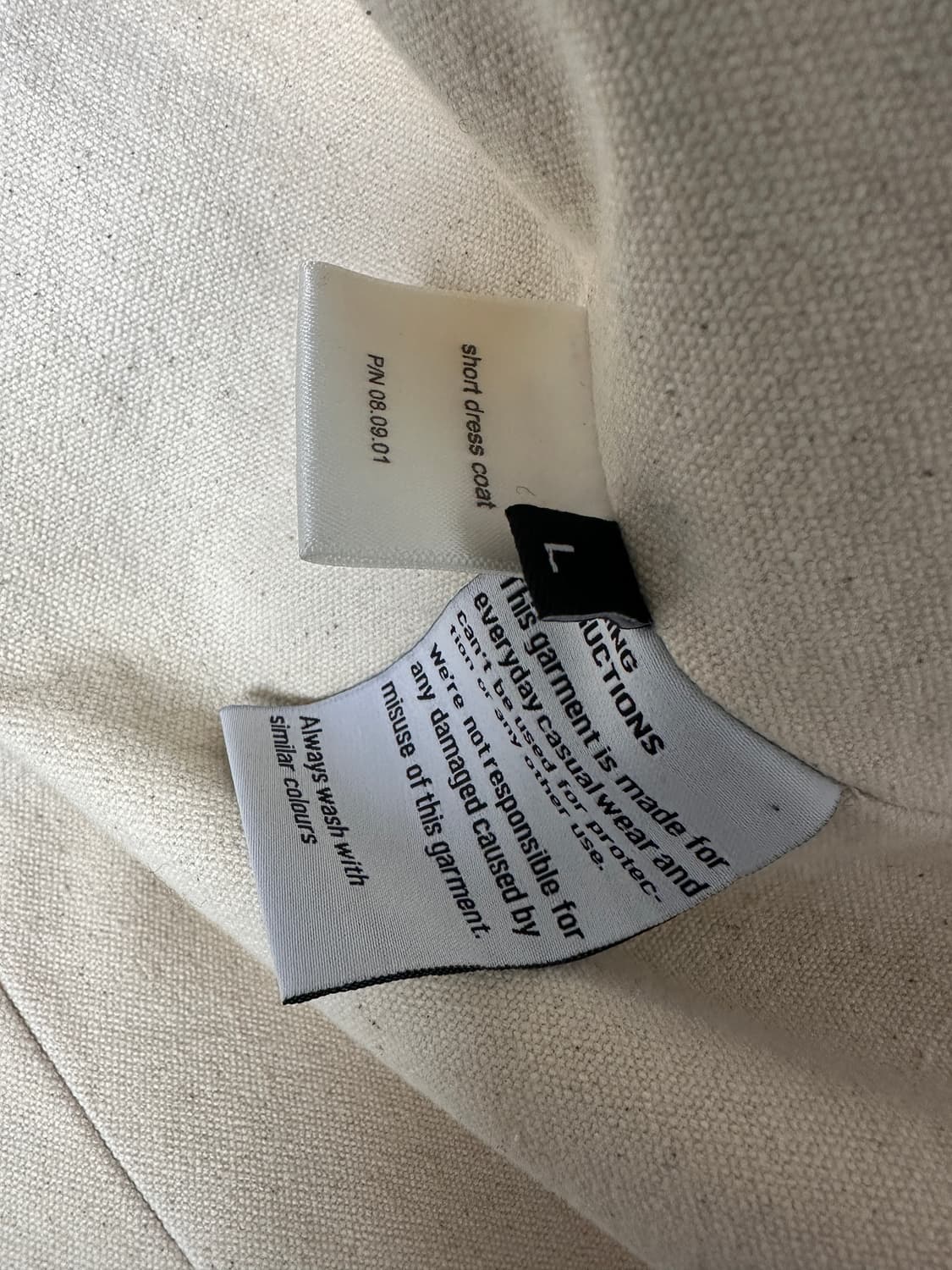 카미엘 포트젠스 쇼츠 드레스 코트 L 상품이미지9