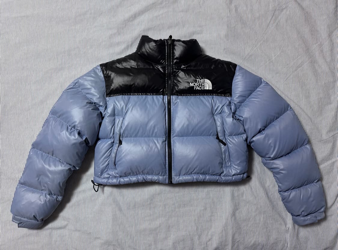 W 노스페이스 눕시 숏 자켓 포크 블루  상품이미지2
