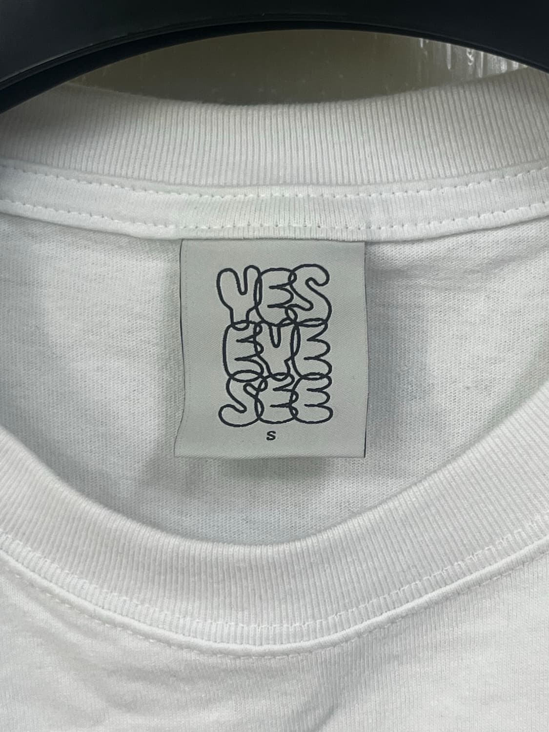 웹 로고 티셔츠 화이트 S 상품이미지5